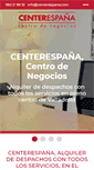 Mobile Screenshot of centerespana.com