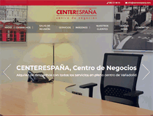 Tablet Screenshot of centerespana.com